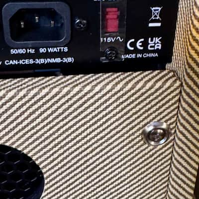 Peavey Classic 20 Guitar Combo Amplifier 1x12” Tweed ( 20W/5W/1W) Recording  USB Interface image 11