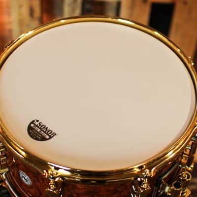 Sonor 13x7 Artist Maple Amboina High Gloss Snare Drum image 5