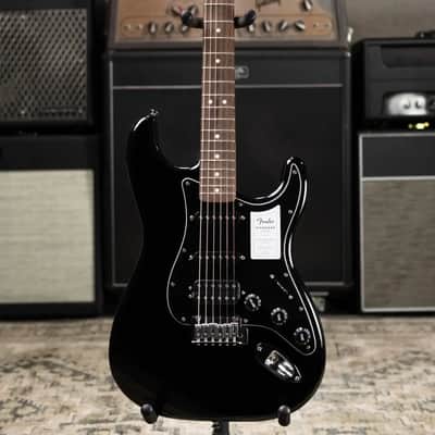 Fender Standard Stratocaster HSS Electric Guitar - Black image 3