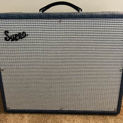 Supro S6420 Thunderbolt 35-Watt 1x15" Guitar Combo 2014 - Present - Blue Rhino image 1