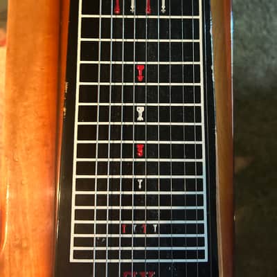 MSA The Universal 12 String Pedal Steel Guitar 1970s - Burst image 4