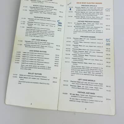 Fender Suggested Retail Price List 1981 image 6
