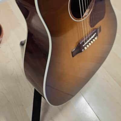 Gibson J-45 Custom 1 of 40 Quilt Bubinga USA Custom Shop J45 Quilted Figured Limited Edition Honeyburst Acoustic Guitar LR Baggs image 20