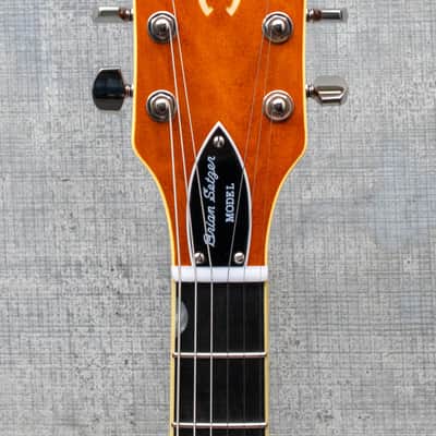 Gretsch G6120T-BSSMK Brian Setzer Signature Nashville Hollow Body '59 "Smoke" with Bigsby Smoke Orange image 8