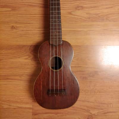 Early 20's Martin Style 1 Mahogany Soprano Ukulele with Deluxe Guardian O44 Case  1920s Mahogany image 1