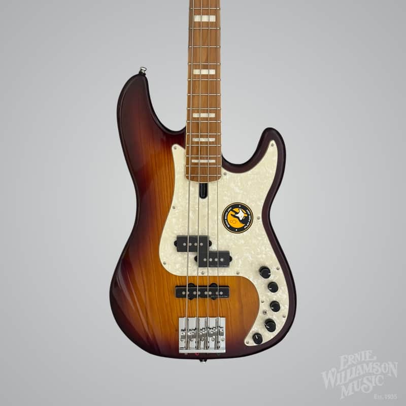 Sire P8ASH4TS Swamp Ash Bass Guitar, Tobacco Sunburst image 1
