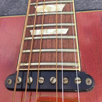 Gibson J-160E 1973 Cherry Sunburst mini P90 pickup image 7