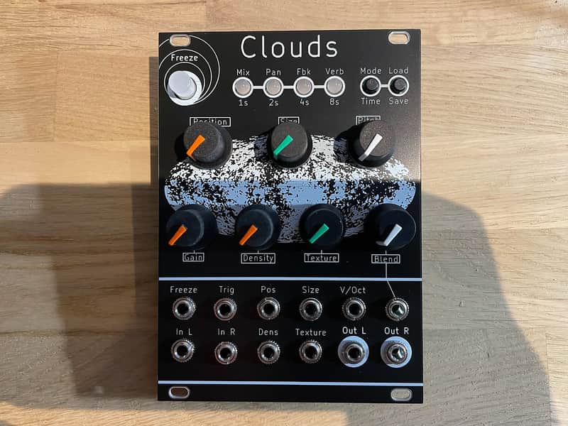 Mutable Clouds Clone 18Hp - Black aluminium graphic Panel image 1