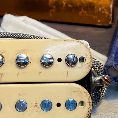 General Vintage Tone  1958 - 1959 PAF humbucker set for Les Paul Holy grail Belden & Corona wire US image 8