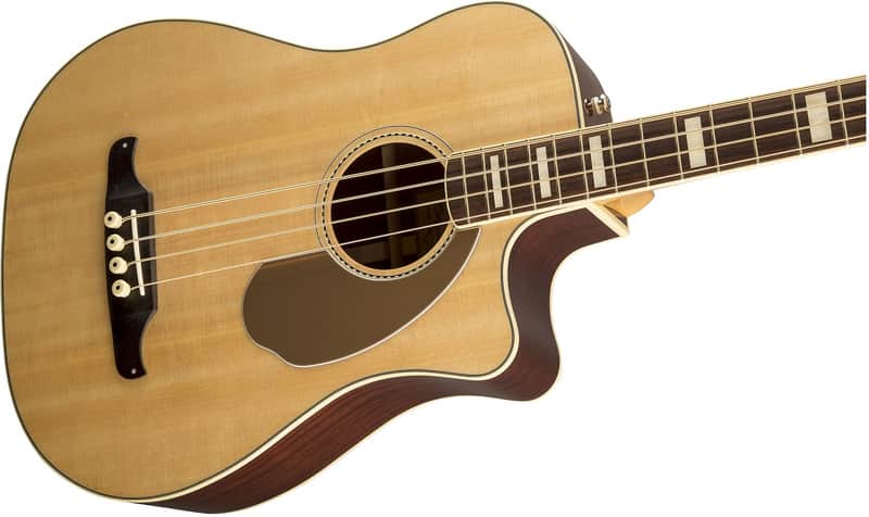 Fender Kingman Bass SCE Acoustic-Electric Bass Natural image 2