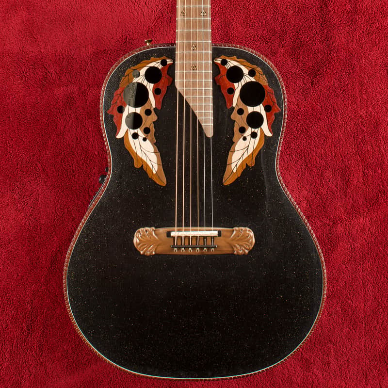 Ovation Adamas 1687GT-5 Deep Bowl Black image 1