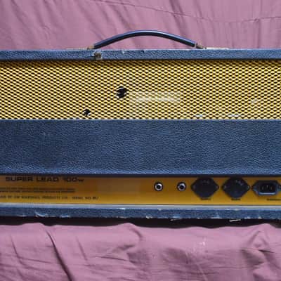 【Offers welcome】 Marshall 1959 Super Lead 100w 1992 - black　Head Guitar Amplifier image 5