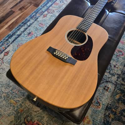 2017 Martin D12X1AE - 12-String Acoustic Electric Dreadnaught - Natural - w/Hardshell Case image 4