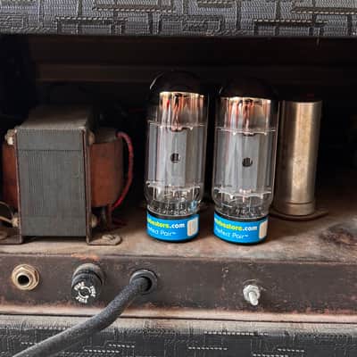 1968 Gretsch Fury 6169 Guitar Tube Amp Head 70 Watts image 6