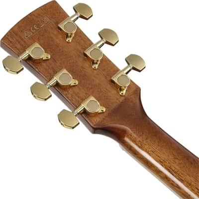 Ibanez AW391RCE European Exclusive Artwood Dreadnought Acoustic-Electric Guitar, Solid Spruce Top, Black image 5