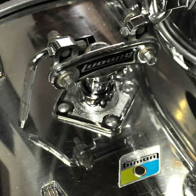 Ludwig Stainless Steel 12/16/22 3pc Kit 70s Stainless Steel image 12