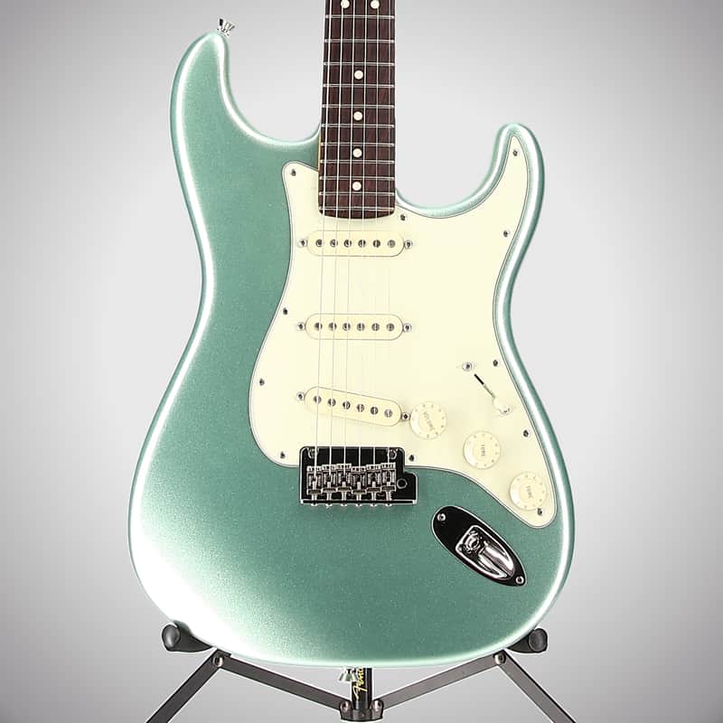 Fender Certified Pre-Owned American Professional II Stratocaster, Rosewood Fingerboard, Mystic Surf Green (N5) (33927) image 1