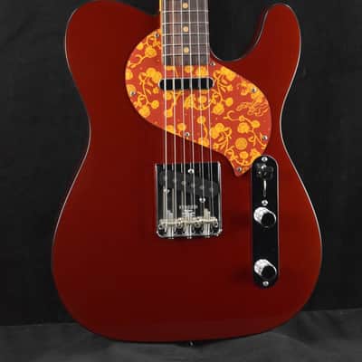 Fender Limited Edition Raphael Saadiq Telecaster Dark Metallic Red Rosewood Fingerboard image 1