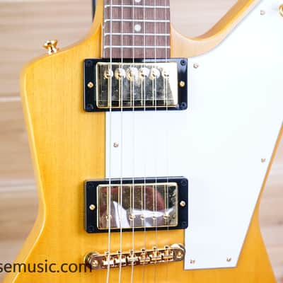 Epiphone 58' Korina Explorer Reissue - Antique Natural image 4