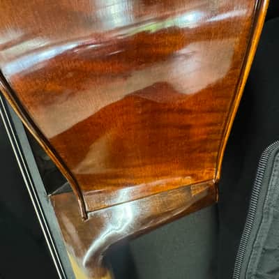 Encore. 3/4 Upright Double Bass.(2011)(Spruce/Flamed Maple)(Carry Bag) image 17