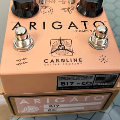 Caroline Guitar Company Arigato Phaser / Vibrato 2022 - Present - Peach image 2