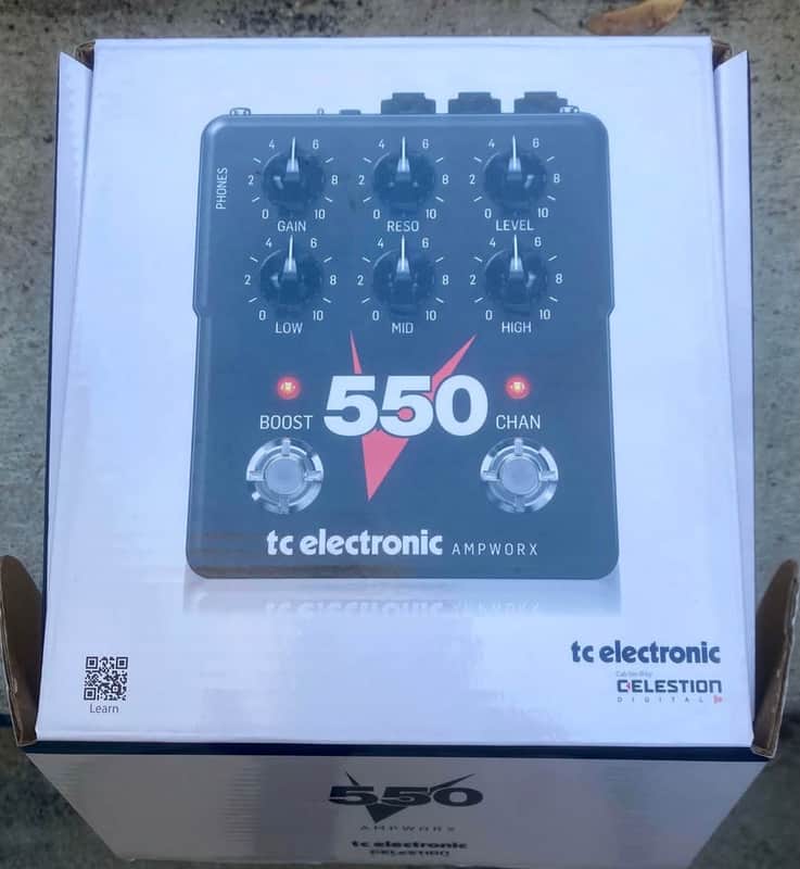 Tc Electronix Ampworx V550 Preamp Pedal - Black image 1