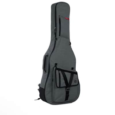 Gator GTACOUSTICGRY Transit Series Acoustic Guitar Gig Bag 2010s - Light Grey image 4