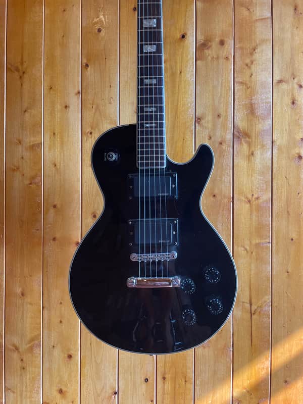 LP Style Electric Guitar *Made In Japan - Black w/EMG-HZ pickups (Custom Setup) image 1