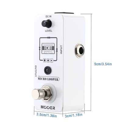 Mooer Micro Looper Guitar Effects Pedal Mini 30min Loop Recording True Bypass image 3