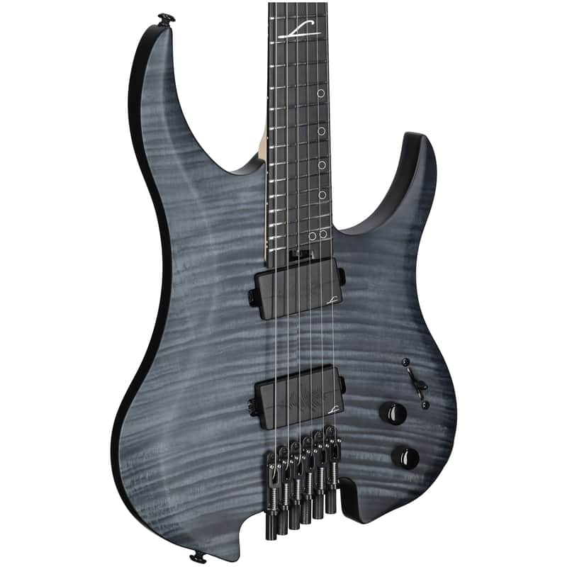 Legator G6FSS Ghost 6 Super Shred Electric Guitar, Black Flame Maple image 1