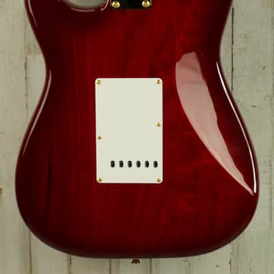 DEMO Fender Richie Kotzen Stratocaster - Transparent Red Burst (804) image 4