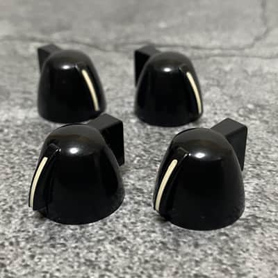 4 x Tea Kettle Coffee Pot Chicken Head Guitar Knobs Pedal Amp Pointer Knob 6mm Push On - Black image 1