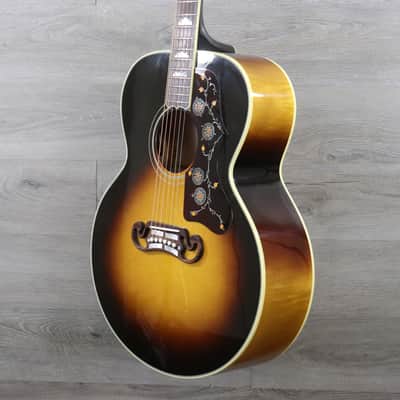 Gibson SJ-200 Original Vintage Sunburst Acoustic Electric Guitar With Original Hardshell Case! image 4
