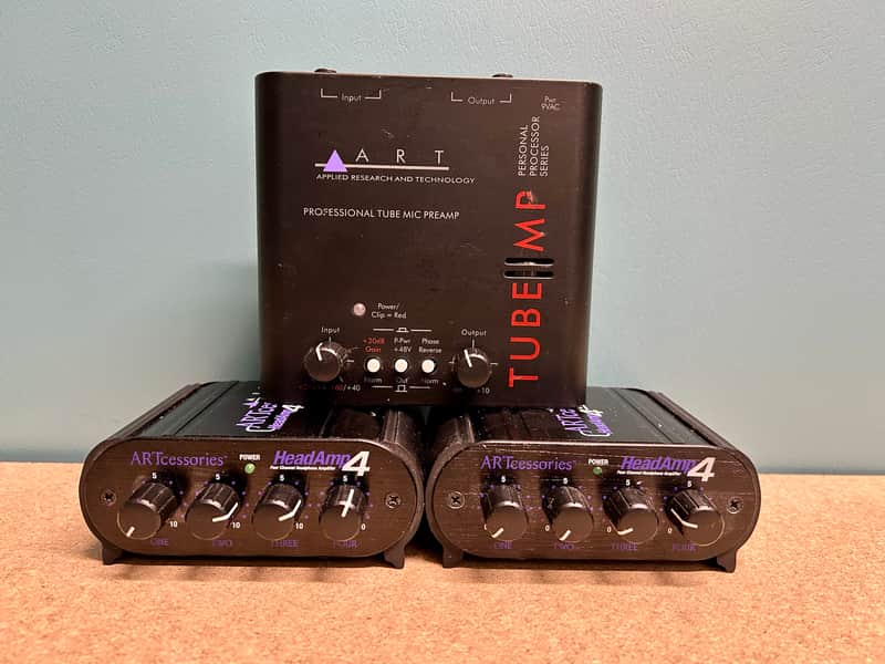 ART Tube MP Tube Microphone Preamp and 2 HeadAMP 4 image 1