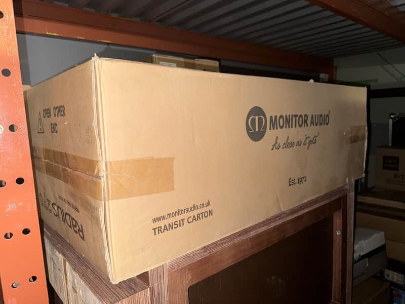 Monitor Audio Radius 270 Speakers (Walnut) (Factory Sealed NOS) image 1