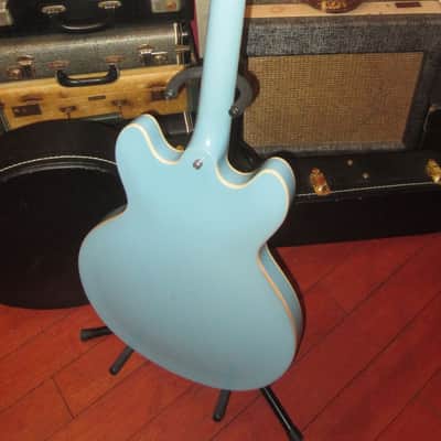 2016 Gibson Custom Shop ES-345 (1964 reissue) Frost Blue w/ Original Case and Certificate image 6