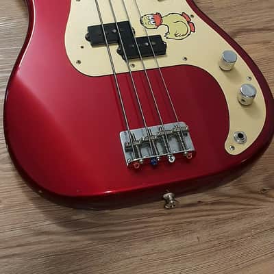 Fender Duck Dunn Signature Precision Bass - 1998 CIJ Limited Edition - Metalic Candy Red image 1