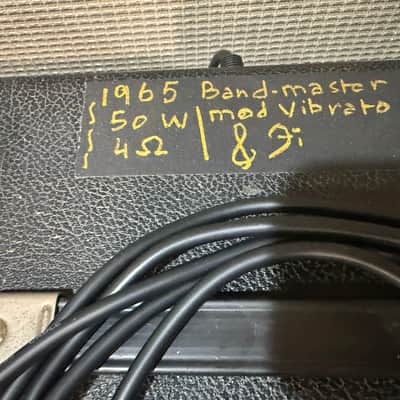 Fender Bandmaster 40-Watt Guitar Amp Head ONLY 1963 - 1967 Black Panel Bild 4