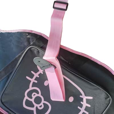 Fishbone PINK Guitar 2024 Pink Hello kitty With fishbone gig bag, Strap, Pick image 6