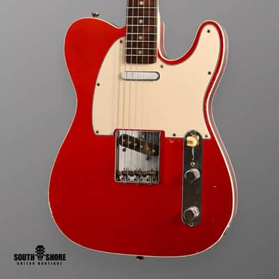 Mario Martin T-Style Custom - Candy Apple Red - Light Relicw/ Fralin Pickups. 6lbs 3oz, NEW. (Authorized Dealer) image 1