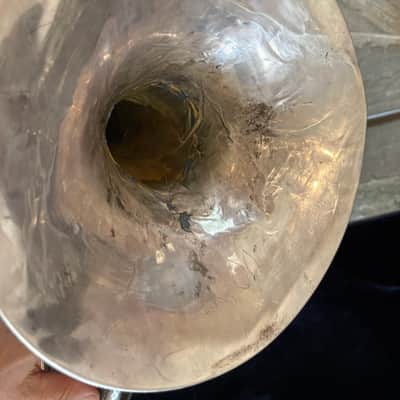 C. G. Conn Silver 6D Double French horn. Made in USA image 8