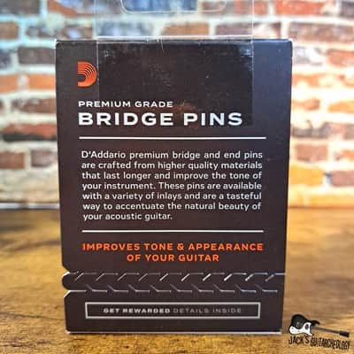 D'Addario Boxwood Bridge Pins with End Pin Set image 2