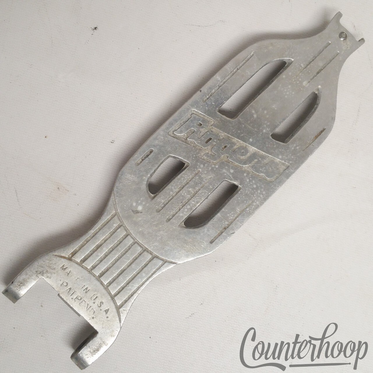 Rogers Swivomatic Bass Drum Foot Pedal Footboard Part Made In USA Pat Pend Swivo — main photograph