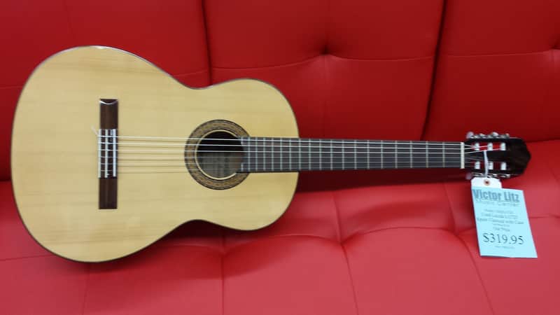 Lucida Artista LG-725 Classical Flamenco Guitar 200? Natural with Hard Case image 1