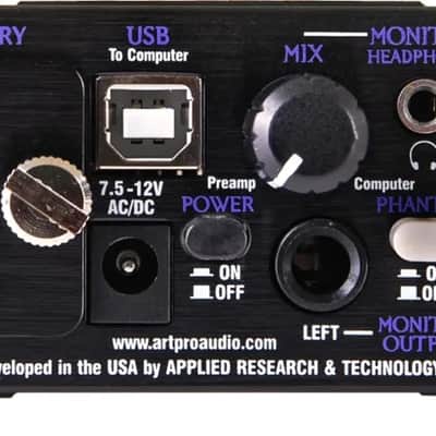 ART USB Dual Pre Poject Series Dual-Channel Microphone Preamp image 4