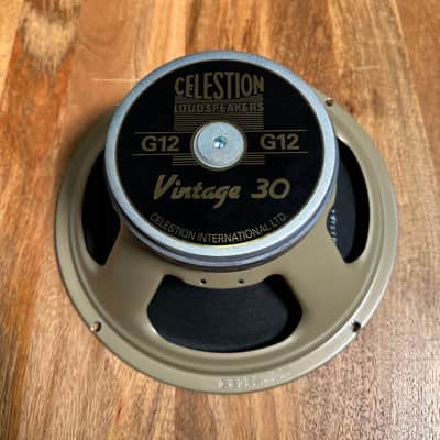 Celestion G12 Vintage 30 12" 60-Watt 8ohm Guitar Amp Speaker 2020s - White image 1