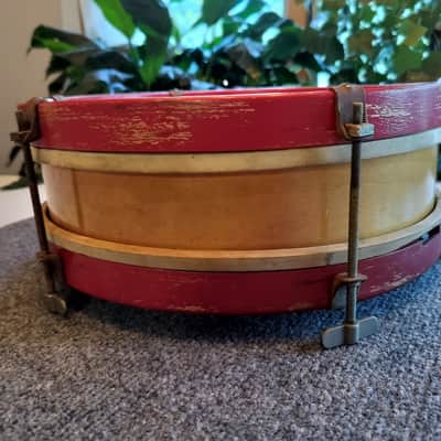 Slingerland 1920's/30’s 3X12 Maple “Juvenile” Model 6 Lug Snare Drum image 3