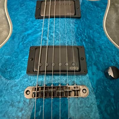 ESP Original Eclipse Custom - Blue Liquid Metal image 4