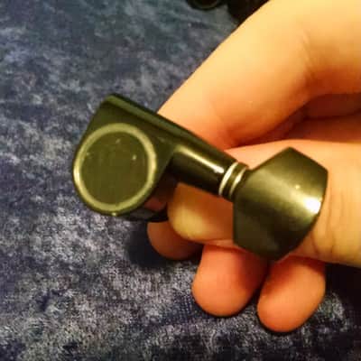 1990s Ibanez Gotoh Black Tuners R-hand 6 in Line Tuners image 3