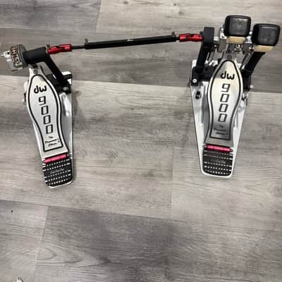 Used DW 9000 Series Double Bass Drum Pedal (with hard case) image 1
